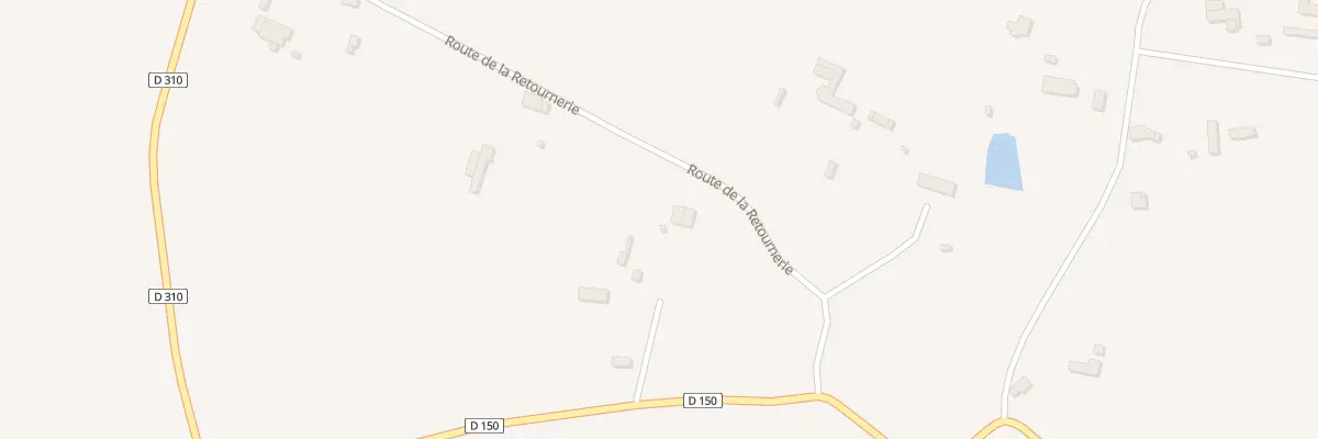 Plan du 10 Rte de la Retournerie à Saint-Quentin-sur-le-Homme