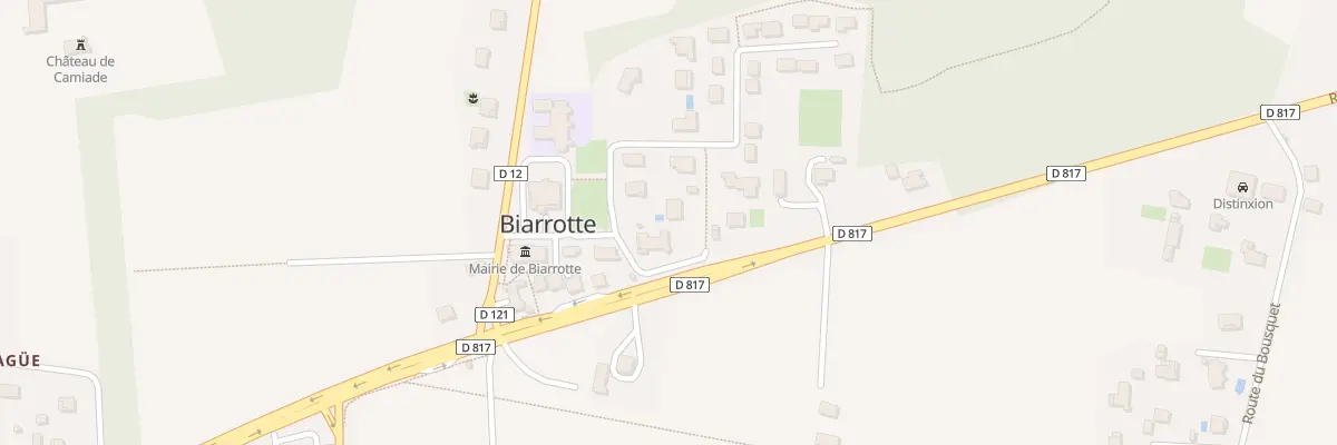 Plan du 94 Rte des Chênes à Biarrotte