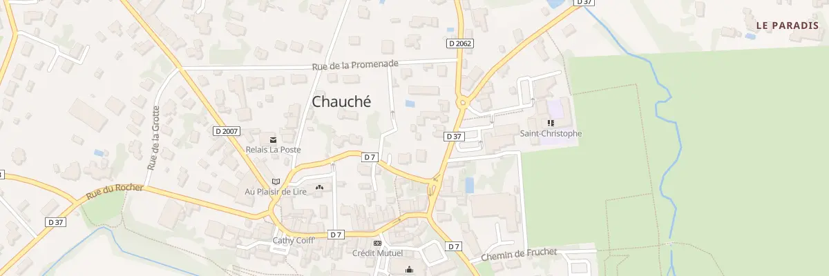 Plan du 11 Rue de la petite maine à Chauché