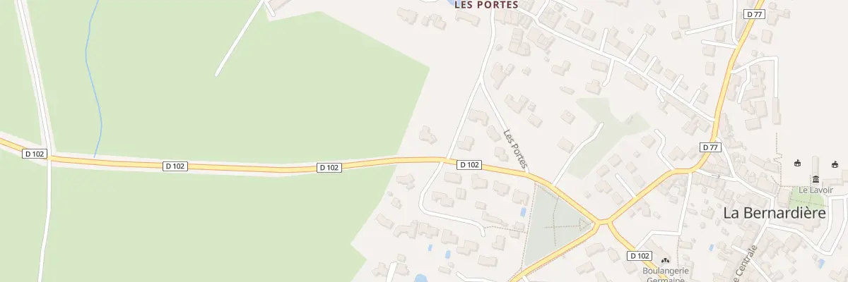 Plan du 5 Rue de la croix lauvergne à Cugand-la-Bernardière