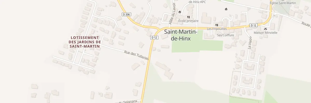 Plan du 205 Rue de l’Europe à Saint-Martin-de-Hinx