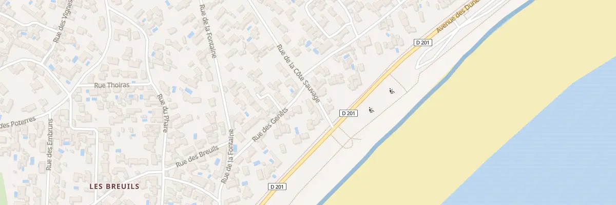 Plan du 566 Rue de la Côte Sauvage à Rivedoux-Plage
