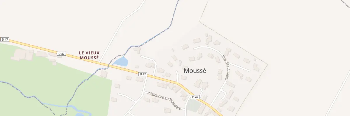 Plan du 6 Rue d’Arbrissel à Moussé