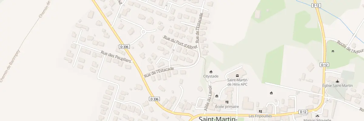 Plan du 67 Rue de l’Estacade à Saint-Martin-de-Hinx