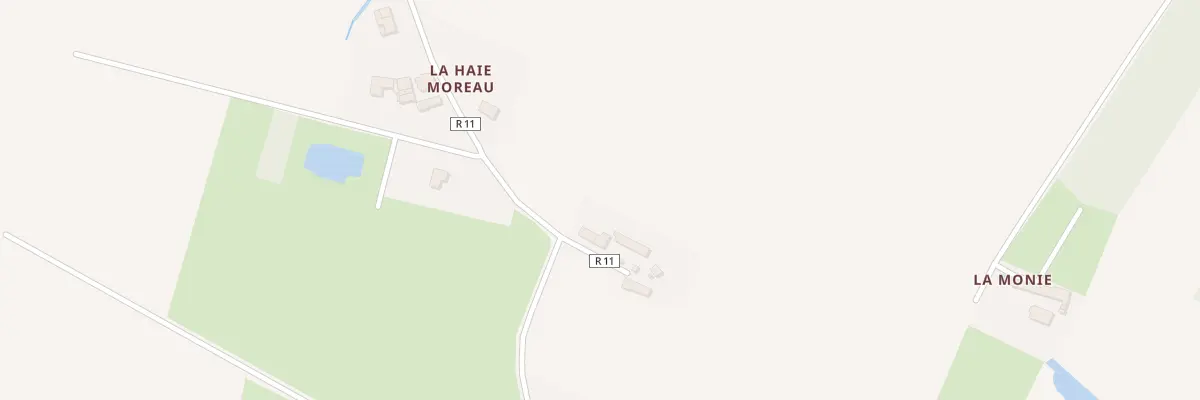 Plan du 5372 La Haie Moreau à Couffé