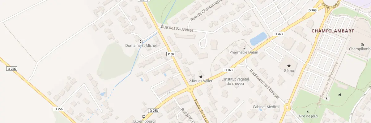 Plan du 18 Rte de la Loire à Vallet