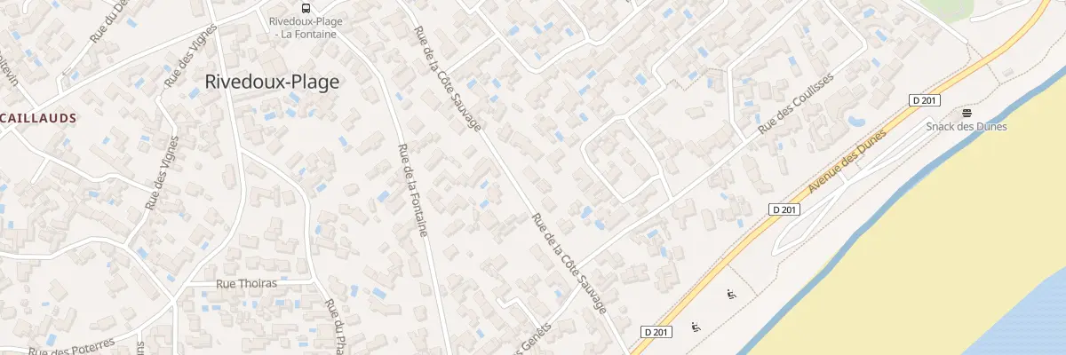 Plan du 445 Rue de la Côte Sauvage à Rivedoux-Plage