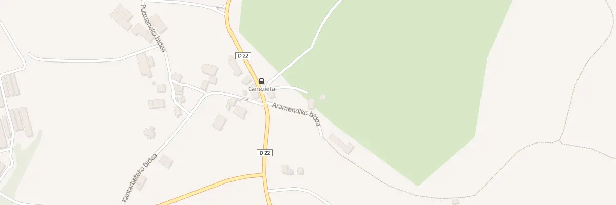 Plan du 85 Aramendiko bidea à Mendionde