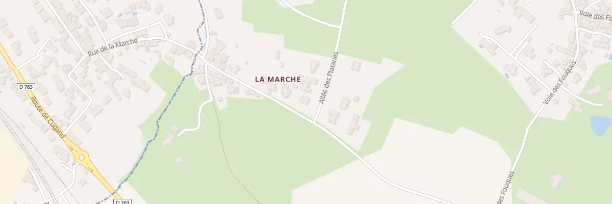 Plan du 13 All des Platanes - la Marche à Cugand-la-Bernardière