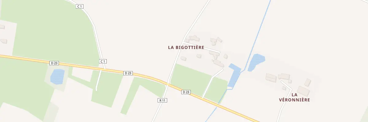 Plan du 5795 La Bigottière à Couffé