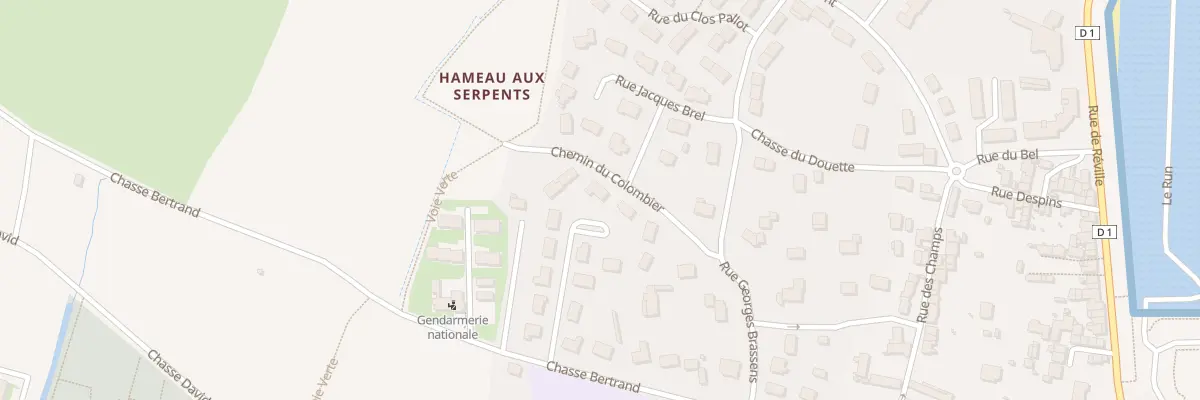Plan du 9 Res du Vieux Colombier à Saint-Vaast-la-Hougue