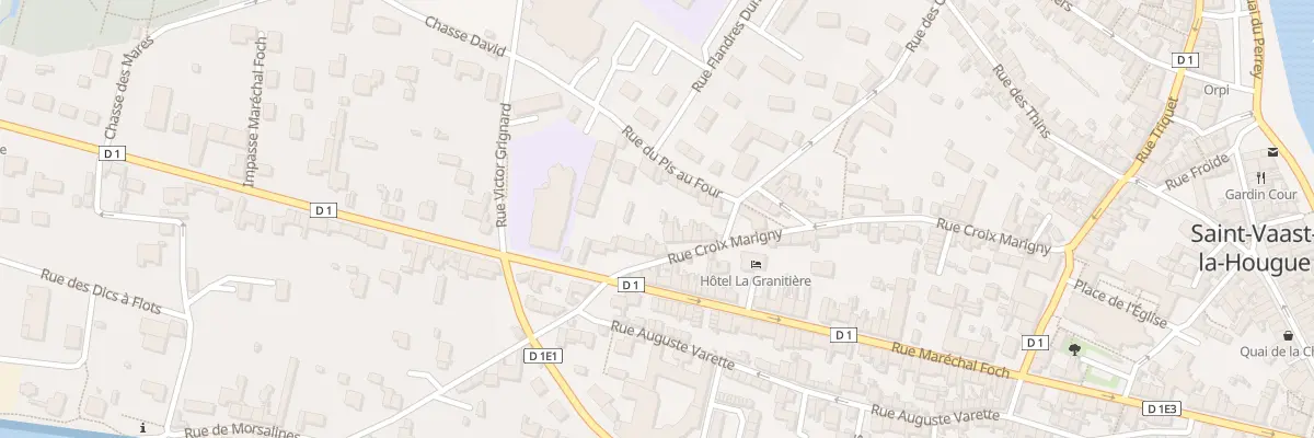 Plan du 54 Rue Croix Marigny à Saint-Vaast-la-Hougue