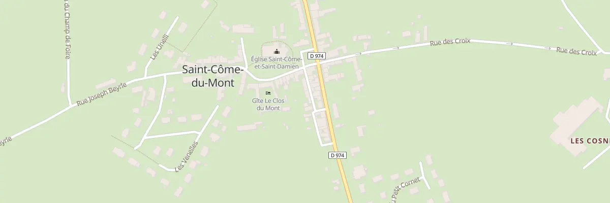 Plan du 1 Rue de Verdun - St Come à Carentan-les-Marais