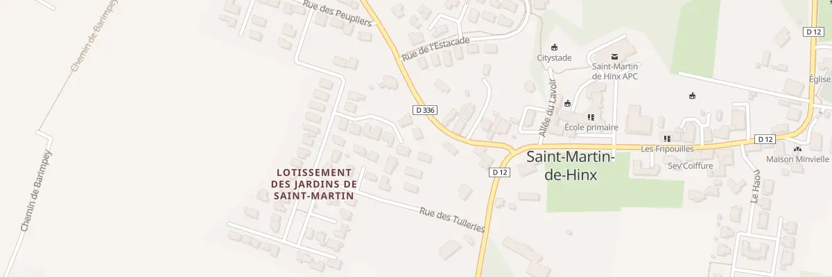 Plan du 95 Imp des Lauriers à Saint-Martin-de-Hinx