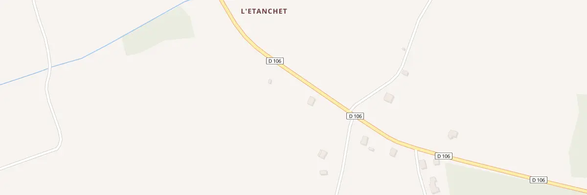 Plan de La Lande de l’Etanchet à Saint-Aubin-des-Landes