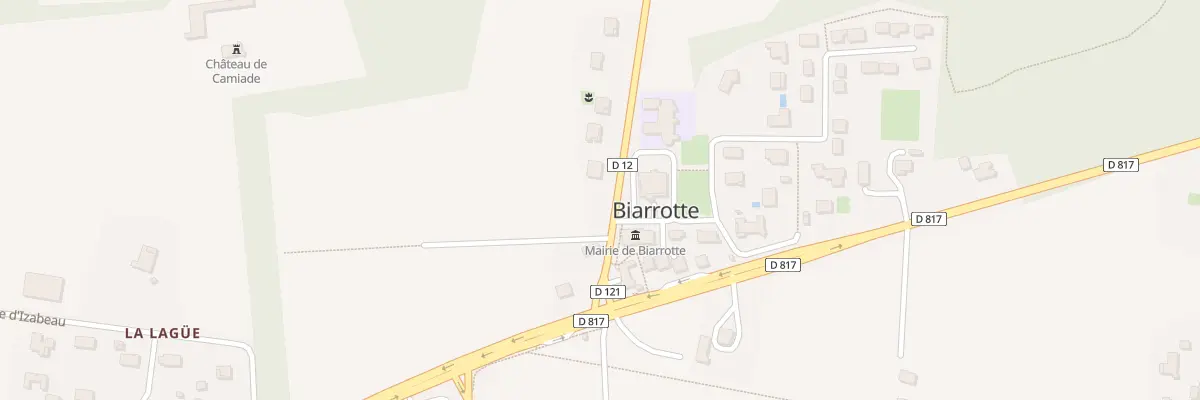 Plan du 121 Rte du Marensin à Biarrotte