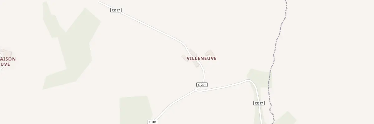 Plan du 5053 Villeneuve à Montjoie-Saint-Martin