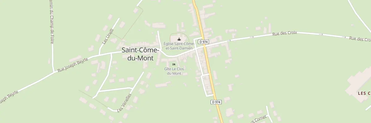 Plan du 55 Rue Joseph Beyrle - St Come à Carentan-les-Marais