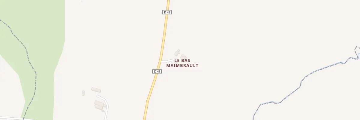 Plan du 5002 Le Bas Maimbrault à Forges-la-Forêt