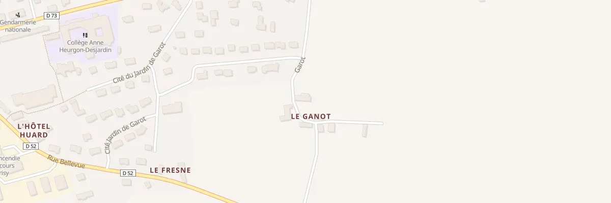 Plan du 1 Garot à Cerisy-la-Salle