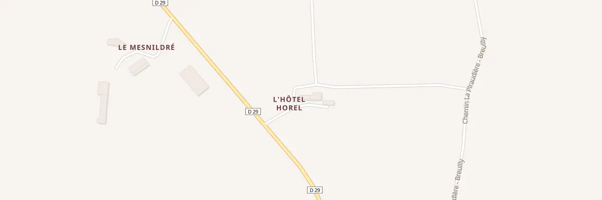 Plan du 5186 L’Hotel Horel à Notre-Dame-de-Cenilly