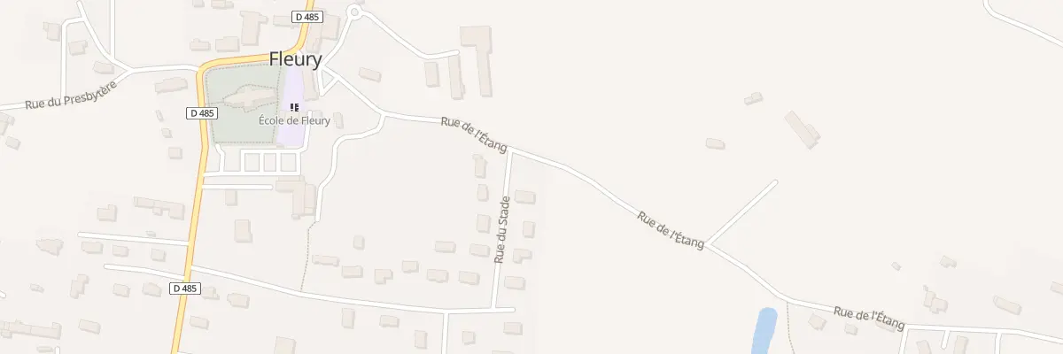 Plan du 17 Rue du Stade à Fleury
