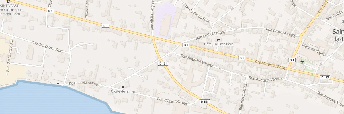 Plan du 109 Rue Auguste Varette à Saint-Vaast-la-Hougue