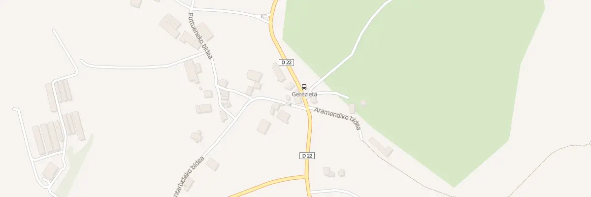 Plan du 5189 Behere Ko Placa et Garro à Mendionde