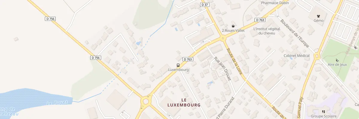 Plan du 9 Bd du Luxembourg à Vallet