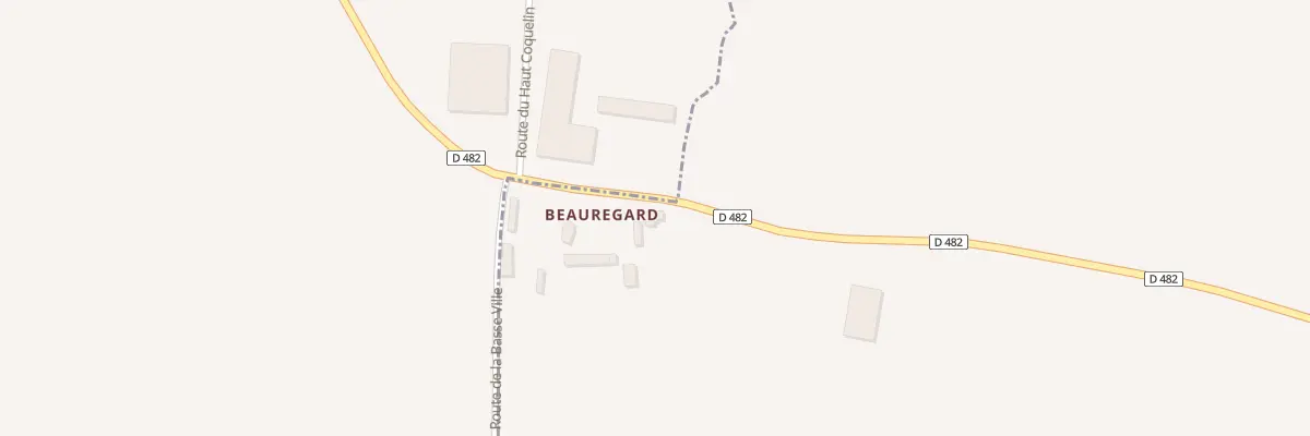 Plan du 3 Beauregard à Saint-Laurent-de-Terregatte