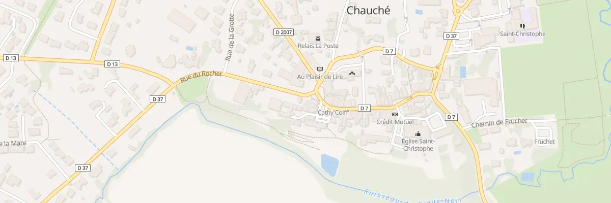 Plan du 1 Rue du rocher à Chauché