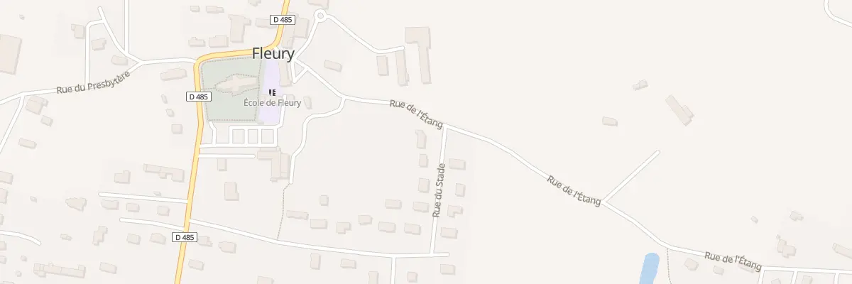 Plan du 29 Rue du Stade à Fleury