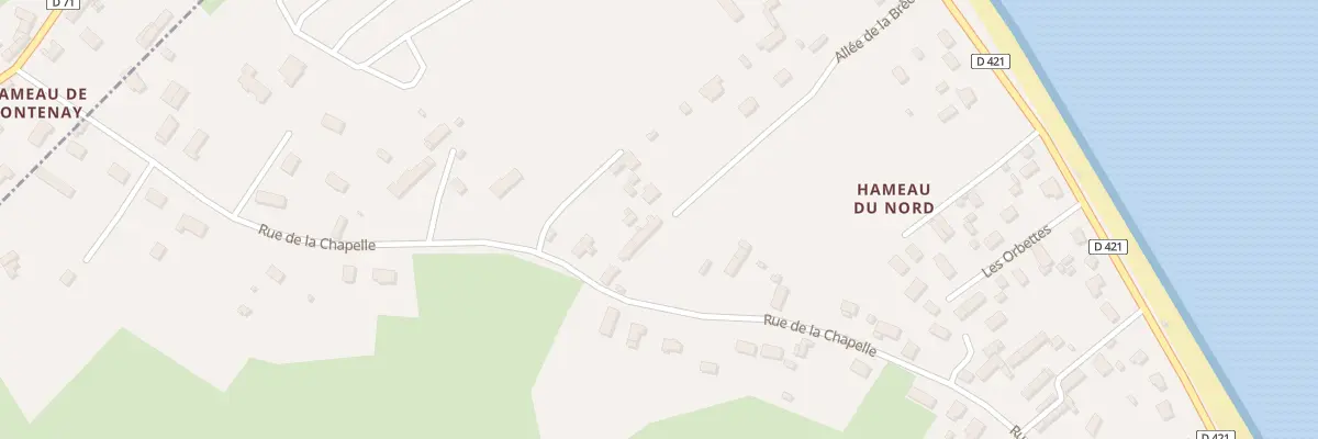 Plan du 14 All de la Breche à Saint-Marcouf