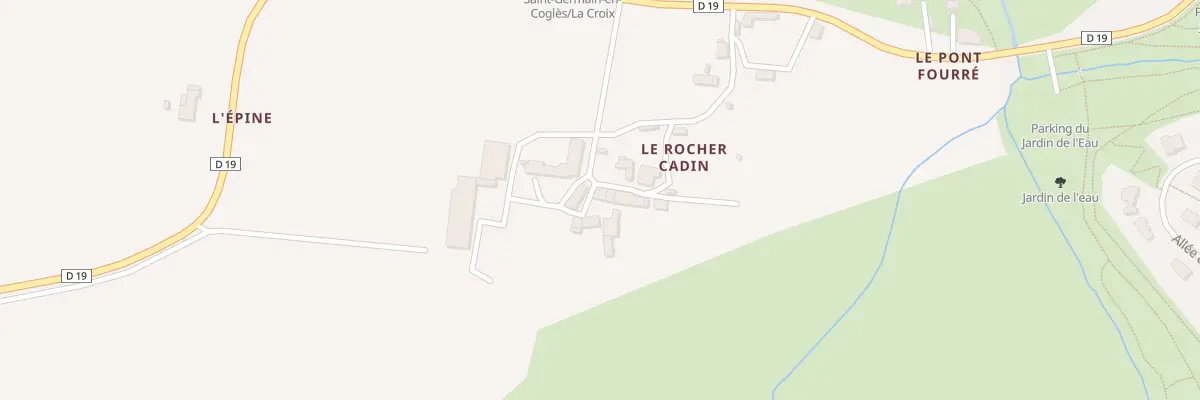 Plan du 5381 Le Rocher Cadin à Saint-Germain-en-Coglès