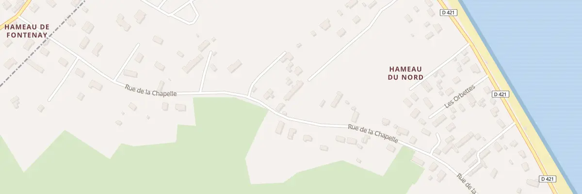 Plan du 44 Rue de la Chapelle à Saint-Marcouf