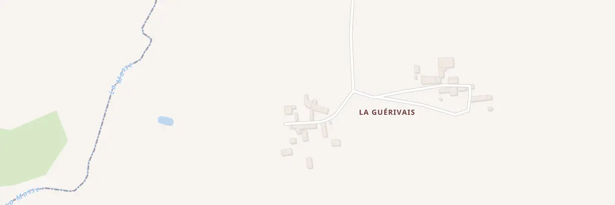 Plan du 5006 La Guerivais à Eancé