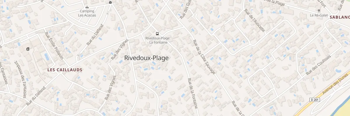 Plan du 270 Rue de la Fontaine à Rivedoux-Plage