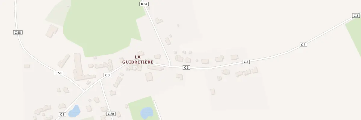 Plan du 61 La Guibretière à Teillé