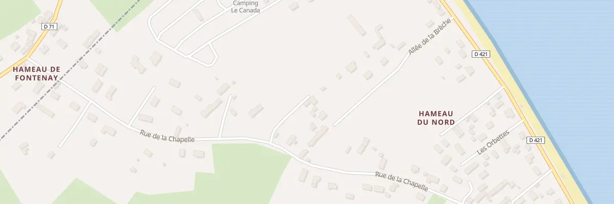 Plan du 48 Rue de la Chapelle à Saint-Marcouf