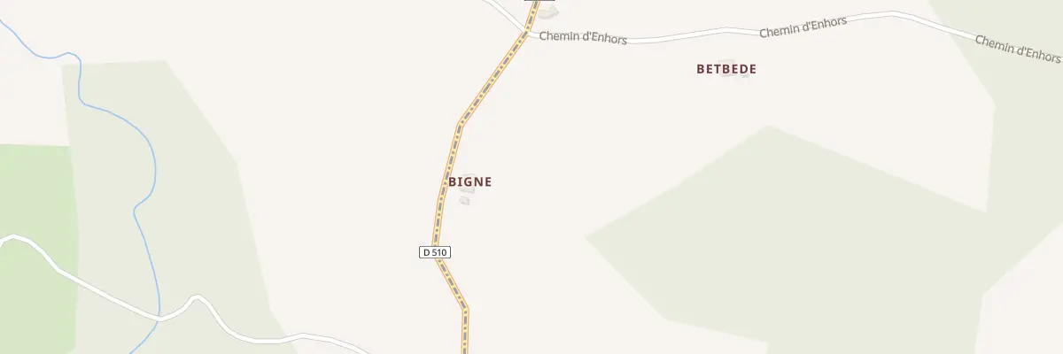 Plan du 4340 Rte de la Côte à La Bastide-Clairence
