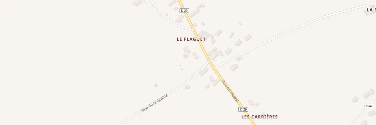 Plan du 11 Rue du Mesnil -St Georges Boho à Terre-et-Marais