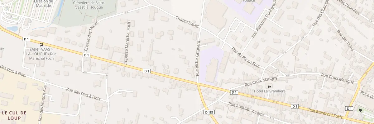 Plan du 106 Rue Marechal Foch à Saint-Vaast-la-Hougue