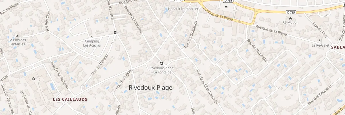 Plan du 50 Rue des Cormorans à Rivedoux-Plage