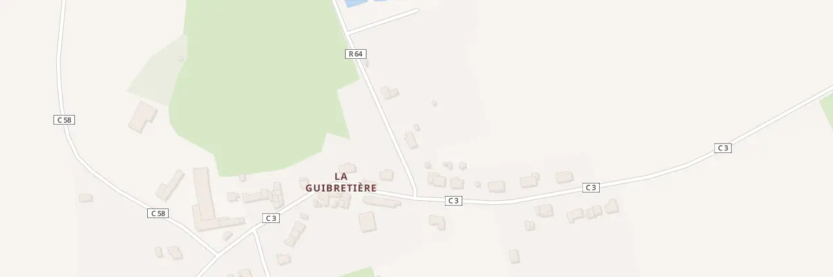 Plan du 504 La Guibretière à Teillé