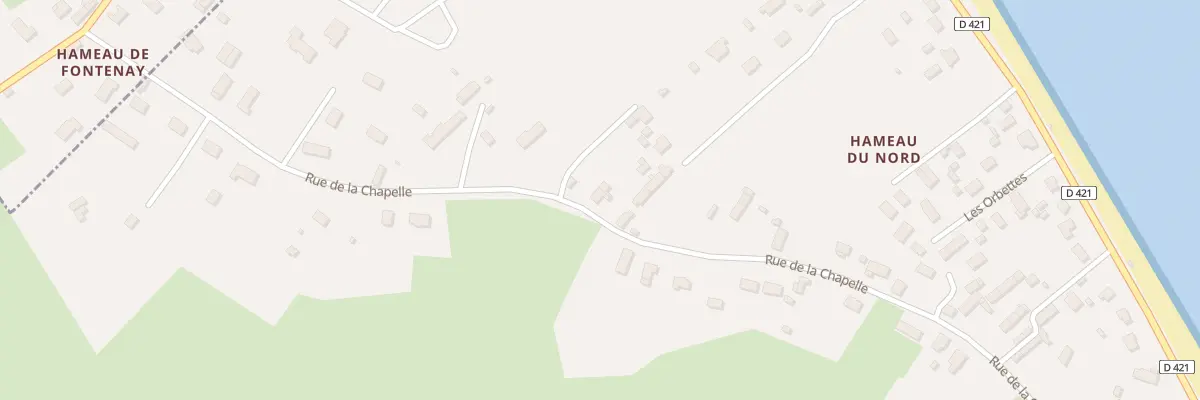 Plan du 46 Rue de la Chapelle à Saint-Marcouf