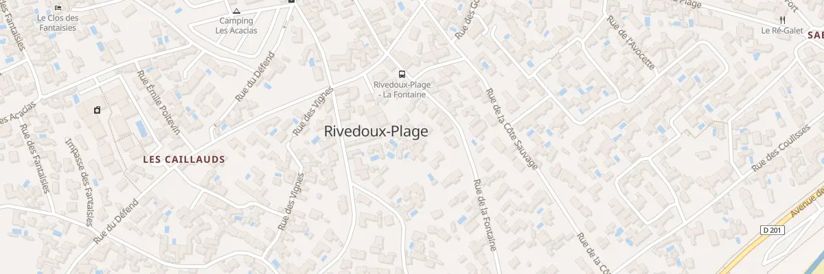 Plan du 256 Rue de la Fontaine à Rivedoux-Plage