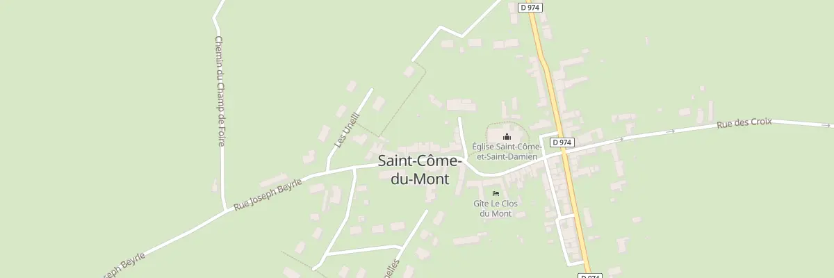 Plan du 176 Rue Joseph Beyrle - St Come à Carentan-les-Marais