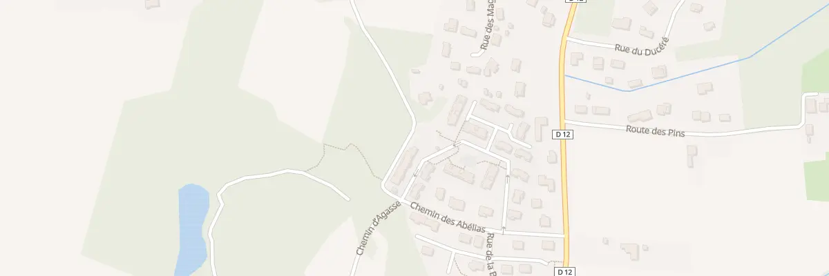 Plan de Chem des Abélias à Saint-Martin-de-Hinx