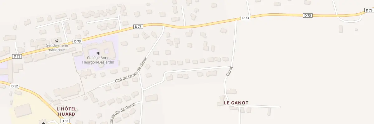 Plan du 33 Cité du Jardin Garot à Cerisy-la-Salle