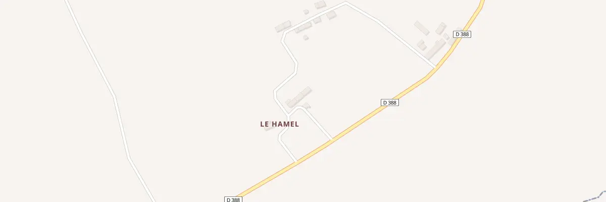 Plan du 5 Le Hamel à Cametours